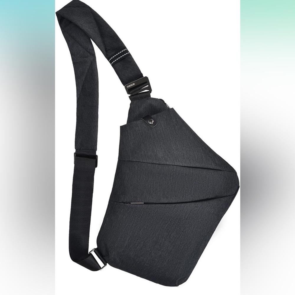Stylish Black Crossbody Bag
